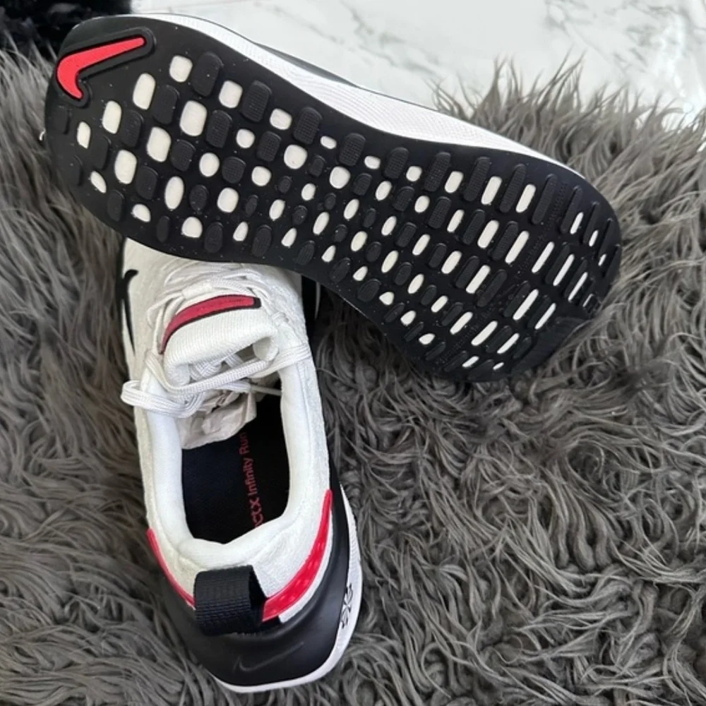 Nike ReactX Infinity Run 4 'White Light Crimson DR2665-100 Women's Shoes New - Picture 8 of 15